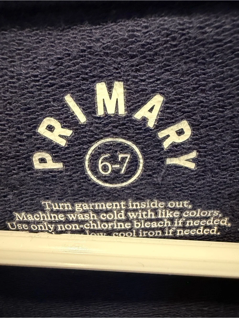 Primary Navy Sweatshirt with Multicolor Star Print - Picture 2 of 3